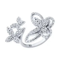 Inel din argint cu Cubic Zirconia Incolor