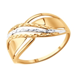 Inel din aur roșu fără pietre