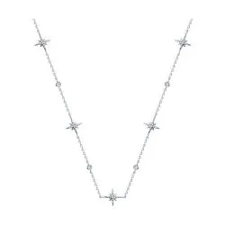 Colier din argint cu Cubic Zirconia Incolor