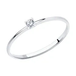 Inel din aur alb cu Diamant