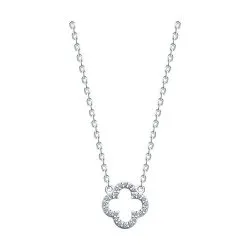Colier din argint cu Cubic Zirconia Incolor