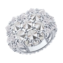 Inel din argint  cu pietre Cubic Zirconia Incolor