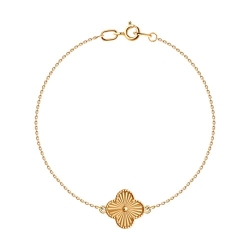 Браслет из красного золота без камней