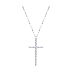 Colier din argint  cu pietre Cubic Zirconia Incolor