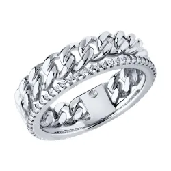 Inel din argint cu Cubic Zirconia Incolor