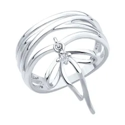 Inel din argint cu Cubic Zirconia Incolor