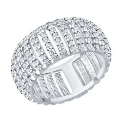 Inel din argint cu Cubic Zirconia Incolor