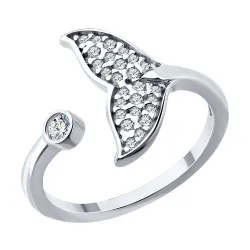 Inel din argint cu Cubic Zirconia Incolor