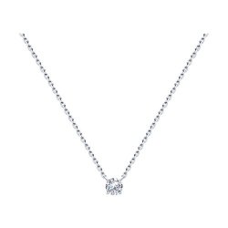 Colier din argint  cu pietre Cubic Zirconia Incolor