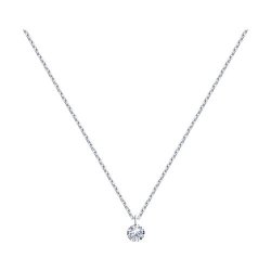 Colier din argint  cu pietre Cubic Zirconia Incolor