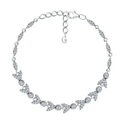 Brățară din argint cu Cubic Zirconia Incolor