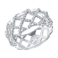 Inel din argint cu Cubic Zirconia Incolor