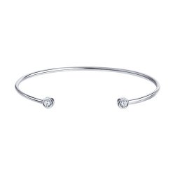 Brățară din argint  cu pietre Cubic Zirconia Incolor
