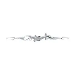 Brățară din argint cu Cubic Zirconia Incolor, Cubic Zirconia Verde
