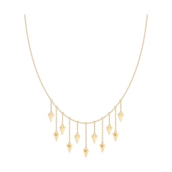 Colier din aur roșu fără pietre