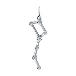 Pandantiv din argint cu Cubic Zirconia Incolor