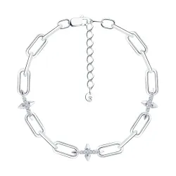 Brățară din argint cu Cubic Zirconia Incolor