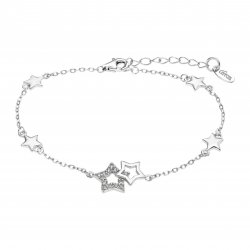 Brățară Stea din argint  cu pietre Cubic Zirconia Incolor