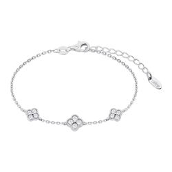Brățară din argint  cu pietre Cubic Zirconia Incolor