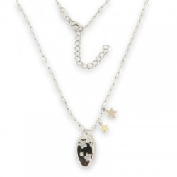 Colier din argint  cu pietre Cubic Zirconia Incolor