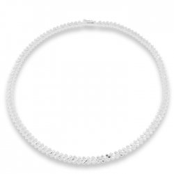Colier din argint  cu pietre Cubic Zirconia Incolor
