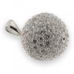 Pandantiv din argint  cu pietre Cubic Zirconia Incolor
