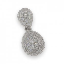 Pandantiv din argint  cu pietre Cubic Zirconia Incolor
