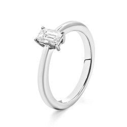Inel din aur alb cu pietre Diamant