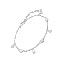 Brățară Love din argint  cu pietre Cubic Zirconia Incolor