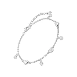 Brățară Love din argint cu Cubic Zirconia Incolor
