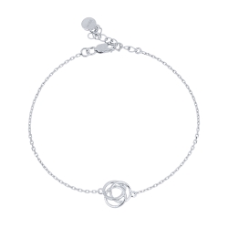 Brățară din argint  cu pietre Cubic Zirconia Incolor
