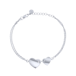 Brățară Love din argint  cu pietre Cubic Zirconia Incolor