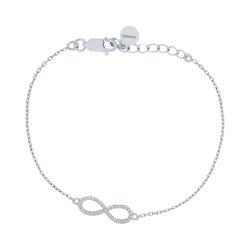 Brățară din argint  cu pietre Cubic Zirconia Incolor
