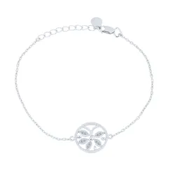 Brățară din argint cu Cubic Zirconia Incolor