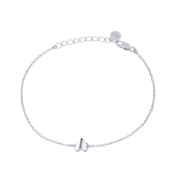 Браслет Love из серебра без камней