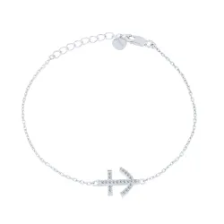 Brățară din argint cu Cubic Zirconia Incolor