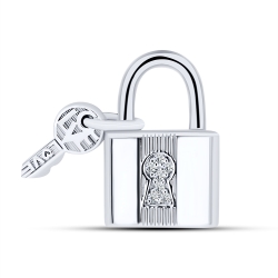 Pandantiv din argint  cu pietre Cubic Zirconia Incolor