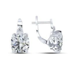 Cercei din argint cu Cubic Zirconia Incolor