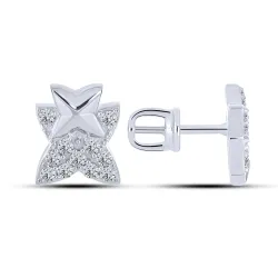 Cercei Pusete din argint cu Cubic Zirconia Incolor