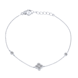Brățară din aur alb cu Diamant