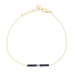 Brățară din aur roșu cu Diamant, Diamant negru