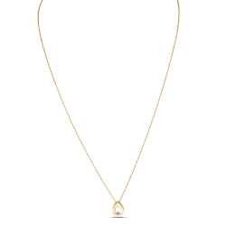 Колье из красного золота с камнями Бриллиант