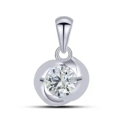 Pandantiv din aur alb cu Diamant