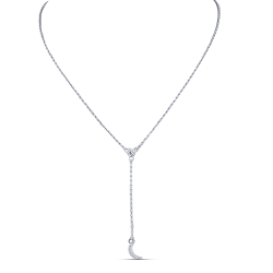 Colier din argint  cu pietre Cubic Zirconia Incolor