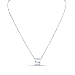 Colier din argint  cu pietre Cubic Zirconia Incolor