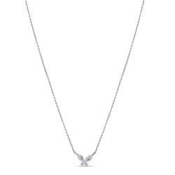 Colier din argint  cu pietre Cubic Zirconia Incolor