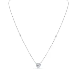 Colier din argint cu Cubic Zirconia Incolor