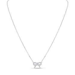 Colier din argint cu Cubic Zirconia Incolor