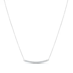 Colier din argint cu Cubic Zirconia Incolor