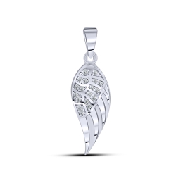 Pandantiv din argint  cu pietre Cubic Zirconia Incolor